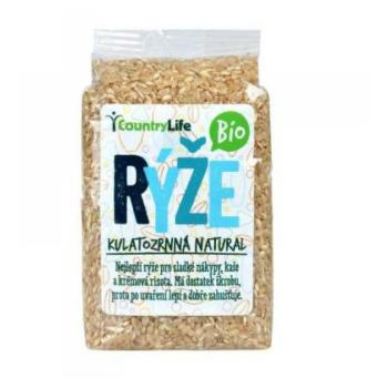 COUNTRY LIFE Ryža guľatozrnná natural BIO 500 g