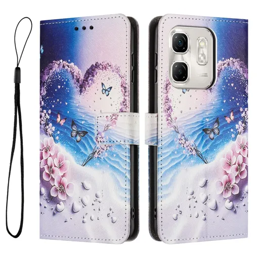 ART Peňaženkový kryt pre Infinix Smart 9 HD HEART BUTTERLY