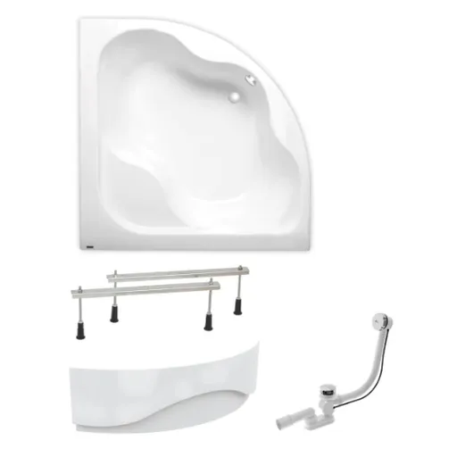 Rohová vaňa Laguna Samanta Plus 140x140 cm akrylát ľavá aj pravá SIKOSM1400ANP