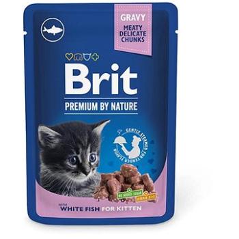 Brit premium cat pouches White fish for Kitten (8595602548637)