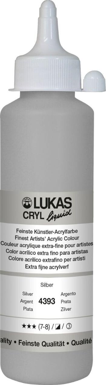Lukas Cryl Liquid Akrylová farba Silver 250 ml 1 ks