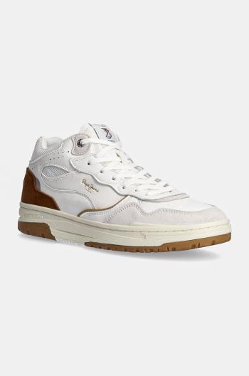 Kožené tenisky Pepe Jeans PMS00032 biela farba, CHESTER EVOLUTION M