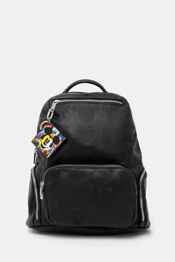 Ruksak Desigual ALL MICKEY CHESTER dámsky, čierna farba, malý, 25SAKP04