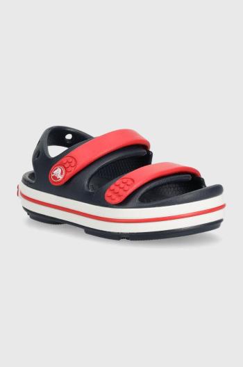 Detské sandále Crocs CROCBAND CRUISER SANDAL tmavomodrá farba