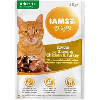 Kapsička IAMS kura a morka mäso v omáčke 85 g (8710255100098)