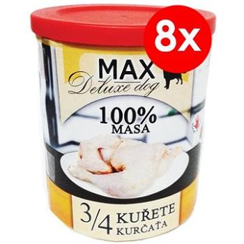 MAX deluxe 3/4 kurčaťa 800 g, 8 ks (8594025082322)