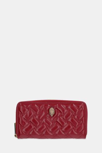 Kožená peňaženka Kurt Geiger London KENSINGTON bordová farba, 647050319