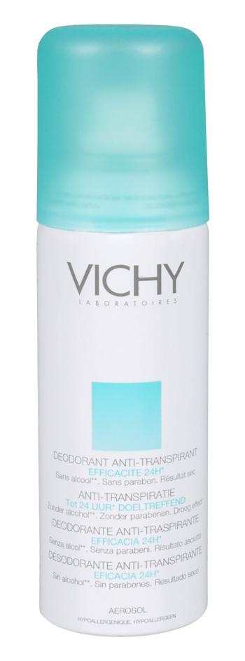 Vichy Dezodorant antiperspirant v spreji bez alkoholu s 48-hodinovým účinkom 125 ml