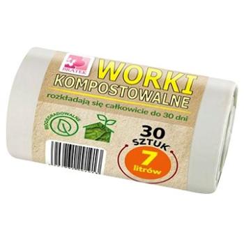BRATEK pevné ekologické vrecia na odpad 7 l, 30 ks (5906731291913)