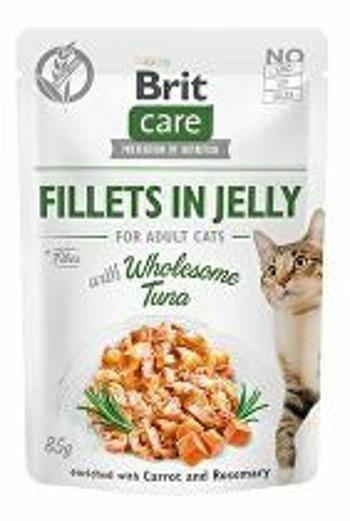 Brit Care Cat Fillets in Jelly with Wholesome Tuna 85g + Množstevná zľava