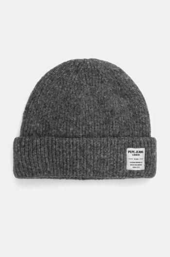 Čiapka Pepe Jeans WEST HAT šedá farba biela, PB040315