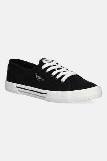 Tenisky Pepe Jeans BRADY BASIC W čierna farba, PLS31287