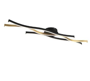 LED stropné osvetlenie Trio Blaze mosadz 641210308