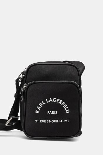 Malá taška Karl Lagerfeld K/RSG čierna farba, A2M30230