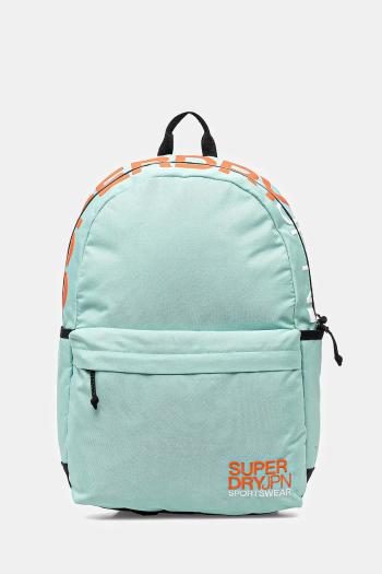 Ruksak Superdry dámsky, tyrkysová farba, veľký, jednofarebný, W9110397A-2MD