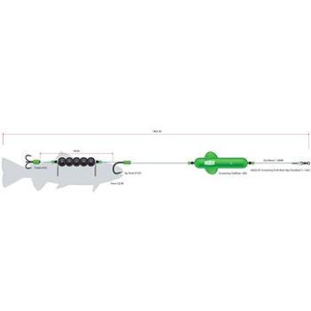 MADCAT Screaming Profi River Rig „Deadbait L 60 g 180 cm (5706301560032)