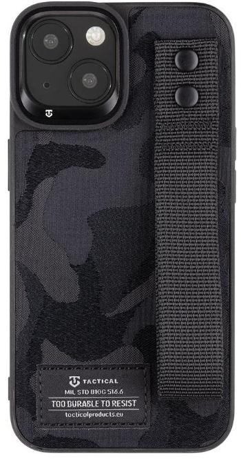 Telefon tok Tactical Camo Troop Drag Strap Kryt pro Apple iPhone 14 Black