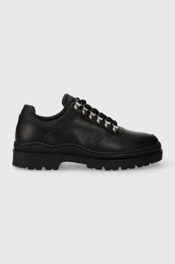 Kožené poltopánky Filling Pieces Mountain Trail pánske, čierna farba, 64328991847