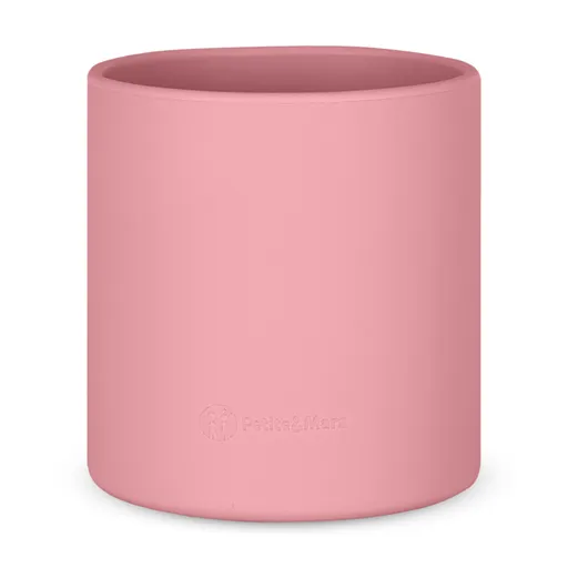 PETITE&MARS Hrnček silikonový Take&Match Dusty Rose 6m+