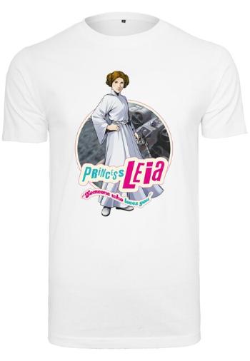 Mr. Tee Star Wars Leia Logo Tee white - S