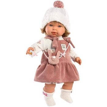 Llorens 42160 Carla – reálna bábika so zvukmi a mäkkým látkovým telom – 42 cm (8426265421602)