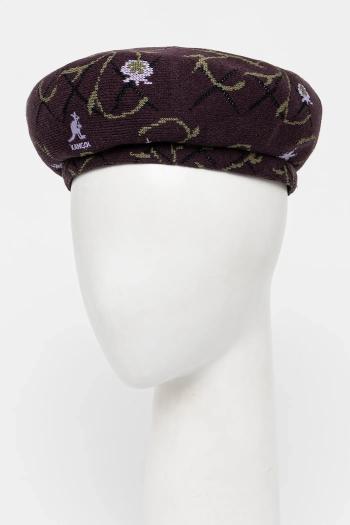 Baretka s prímesou vlny Kangol TAPESTRY JAX bordová farba, K3712.DF554