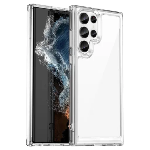 CRYSTAL Ochranný kryt pre Samsung Galaxy S23 Ultra 5G priehľadný