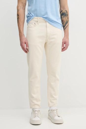 Džínsy s prímesou ľanu Calvin Klein Jeans J30J327500