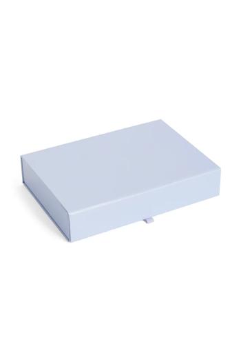 Šperkovnica HAY Colour 23,2 x 16,1 x 4,6 cm modrá farba