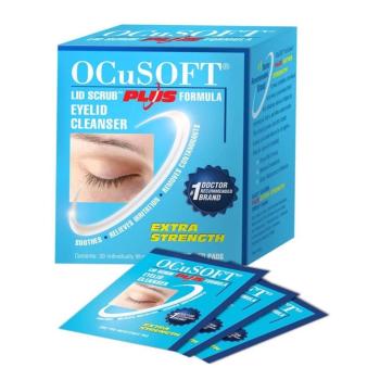 OCUSOFT Lid Scrub Pads Plus 30 kusov