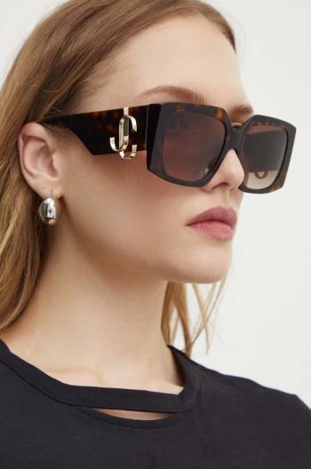 Slnečné okuliare Jimmy Choo dámske, hnedá farba, 0JC5006U
