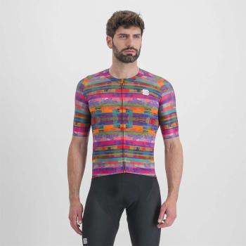 
                         Tricou de ciclism cu mânecă scurtă - GLITCH BOMBER 
                