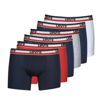 Levis  LOGO BRIEF PACK X6  Boxerky Viacfarebná