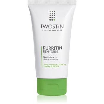 Iwostin Purritin Rehydrin hydratačný čistiaci gél pre pleť vysušenú a podráždenú liečbou akné 150 ml