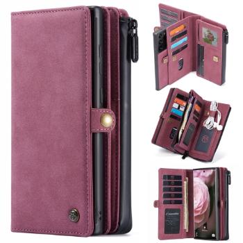 WALLET Ochranný kryt s peňaženkou 2v1 pre Samsung Galaxy Note 20 Ultra červený