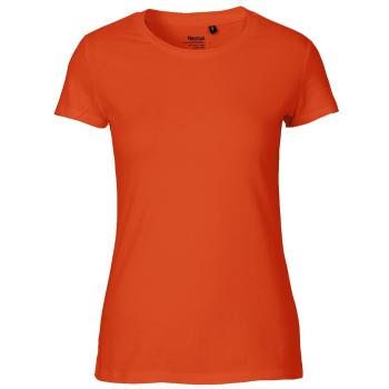 Neutral Dámske tričko Fit z organickej Fairtrade bavlny - Oranžová | XL