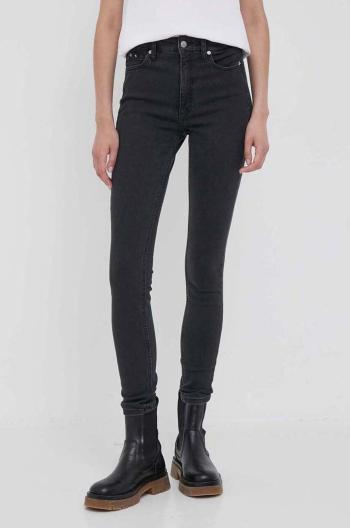 Rifle Calvin Klein Jeans dámske,čierna farba,J20J221584