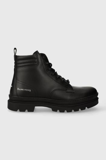 Členkové topánky Filling Pieces Josh Boot pánske, čierna farba, 73628221861