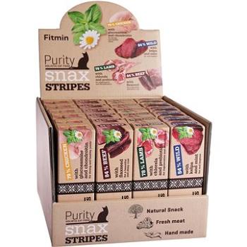 Fitmin cat Purity Snax STRIPES box 4 príchute 24× 35 g (8595237018680)