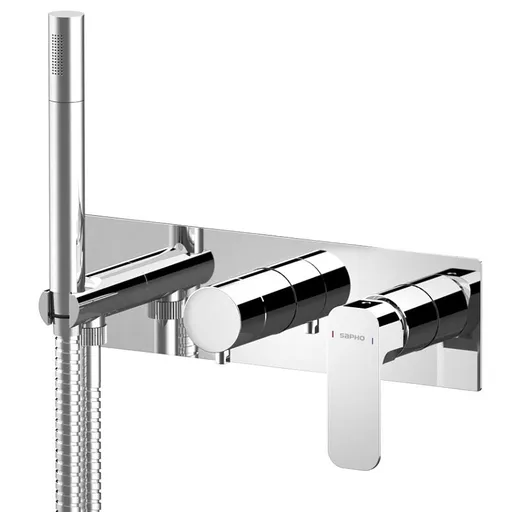 SAPHO - SPY podom. sprch./vaňová batéria, ručná sprcha, 2 výstupy, chróm PY52