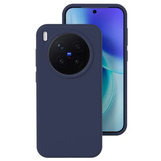 PROTEMIO LIQUID SILICONE Kryt pre Vivo X300 Pro tmavomodrý