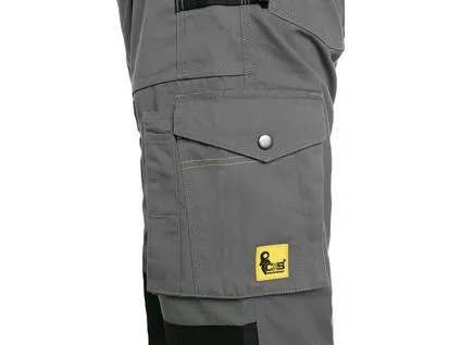 Záhradníky CXS STRETCH, pánske, šedo-čierne, veľ. 56