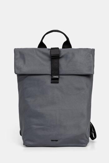 Ruksak Calvin Klein pánsky, šedá farba, veľký, jednofarebný, K50K513052