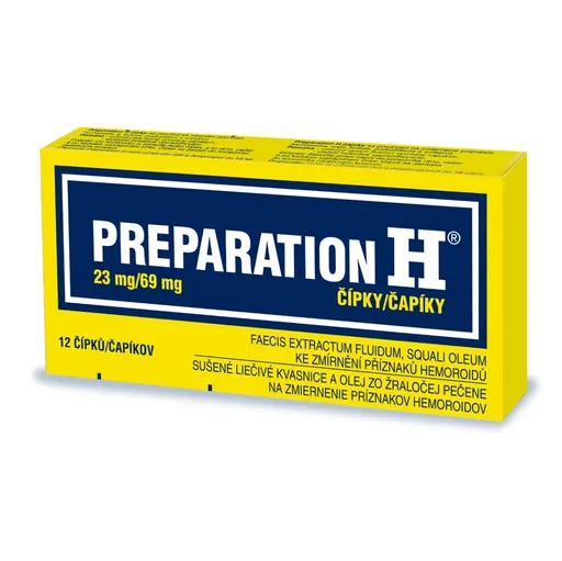 PREPARATION H 12 čapíkov