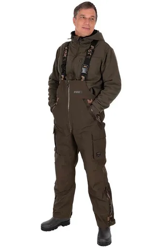 Fox nohavice rs25k khaki salopettes - xl