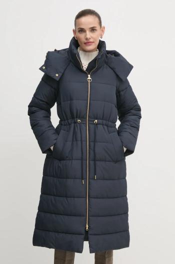 Bunda Barbour Mannue Puffer dámska, tmavomodrá farba, zimná, LQU1782