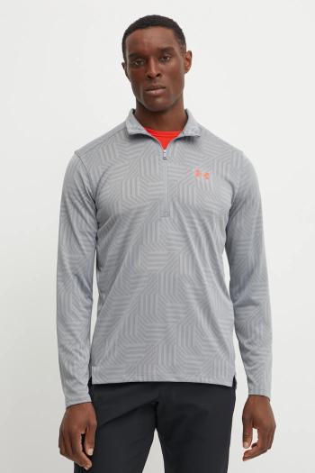 Tréningová mikina Under Armour UA Tech Geotessa šedá farba, vzorovaná, 1385260