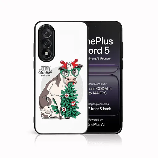 MY ART Kryt s vianočným dizajnom OnePlus Nord 5 5G MERRY CHRISTMAS (074)