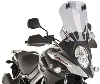 Motor plexi PUIG TOURING kiegészítő füstszínű plexi, SUZUKI DL 650 V-Strom-hoz (2017-2019)