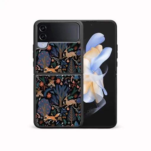 MY ART Kryt s vianočným dizajnom Samsung Galaxy Z Flip4 5G WINTER (071)